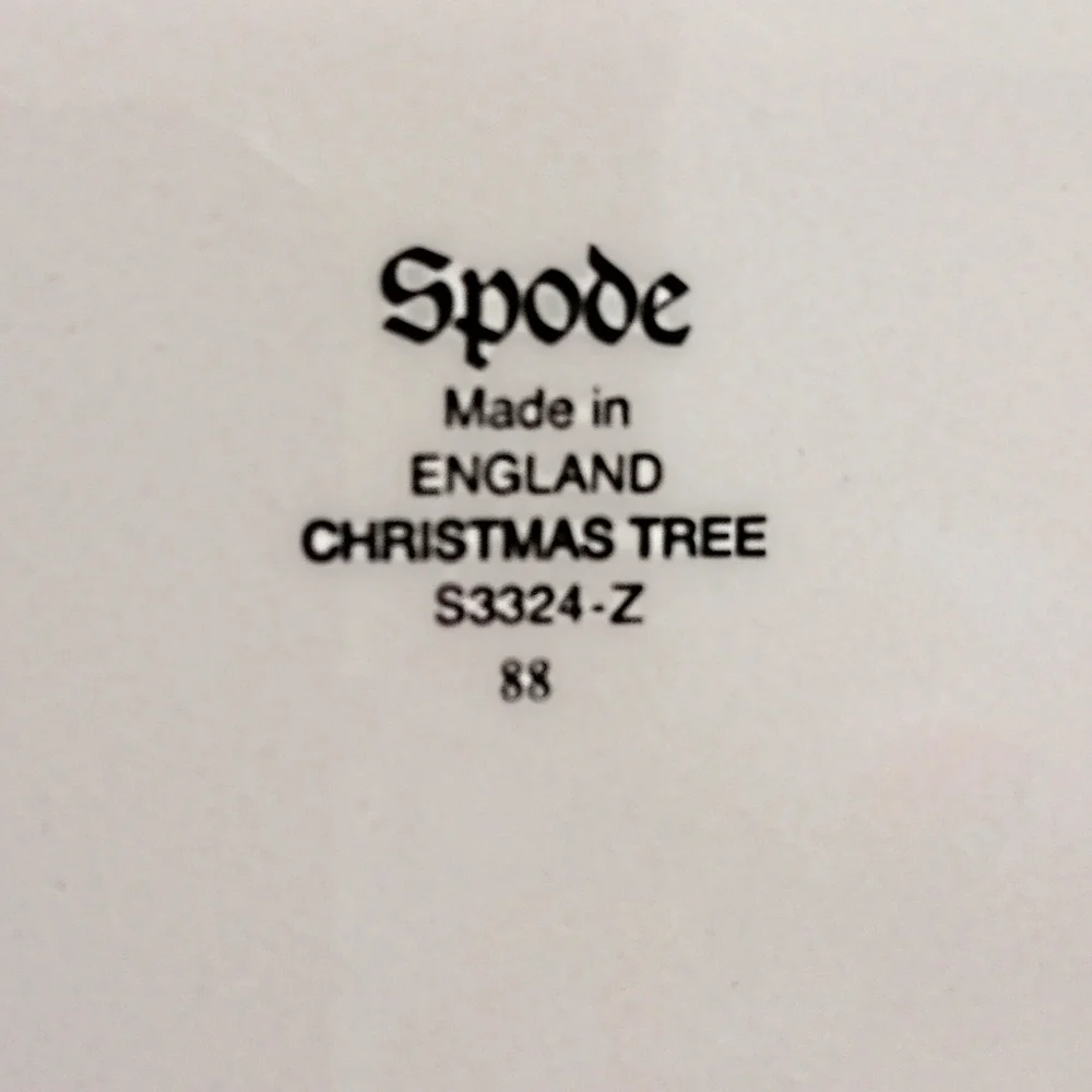 Spode square dish